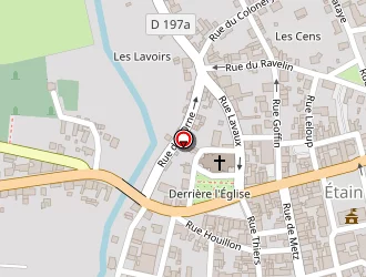 Carte de Boulangerie Monnier à Étain