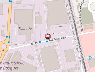 Carte de Faurecia Interieur Industrie à Méru