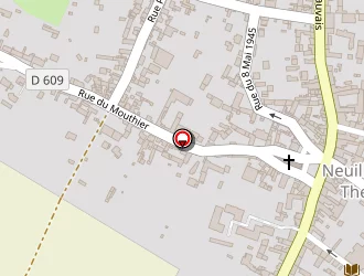 Carte de La Poste à Neuilly-en-thelle