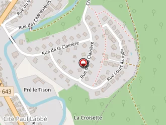 Carte de Dareco à Moutiers