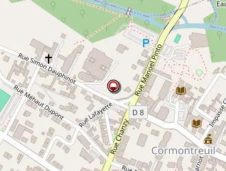 Carte de Thuillier Jean Michel à Cormontreuil