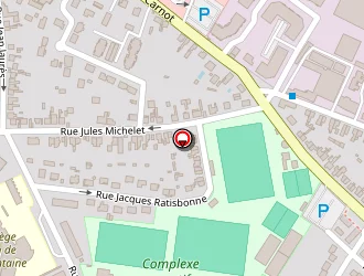 Carte de Gymnase Intercommunal Jules Michelet à Crépy-en-valois