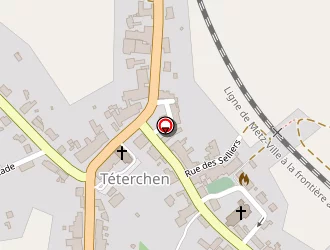 Carte de La Poste à Téterchen