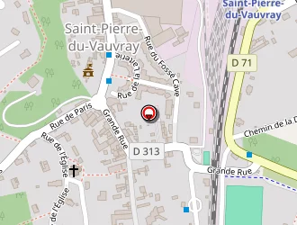 Carte de Ad'quiddity Création De Sites à Saint-pierre-du-vauvray