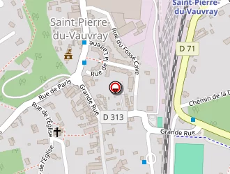 Carte de La Poste à Saint-pierre-du-vauvray