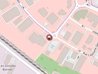 Carte de Pac Ingénierie à Reims