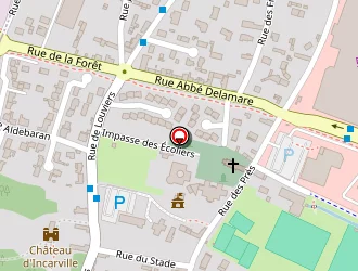 Carte de Isa Services à Incarville