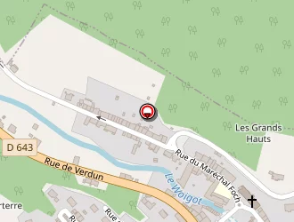 Carte de La Poste à Moutiers