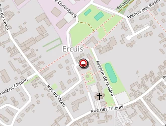 Carte de La Poste à Ercuis