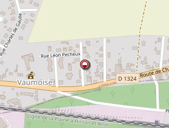 Carte de Ecole Publique à Vaumoise