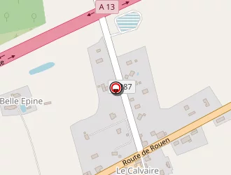 Carte de Georges Alexandre à Angerville