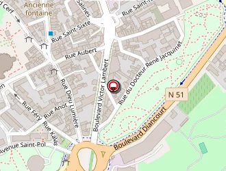 Carte de Total à Reims