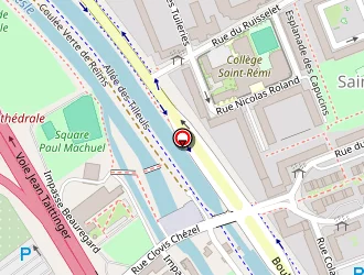 Carte de Les Régates Rémoises à Reims