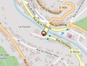 Carte de Eco Pneus à Briey