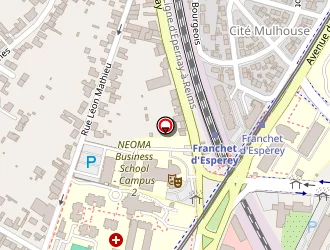 Carte de Jacquinot Audrey à Reims