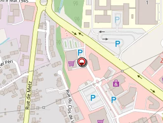 Carte de 3lm à Talange