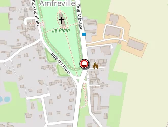 Carte de Pompiers à Amfreville