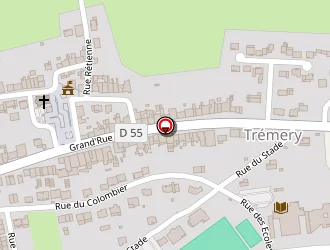 Carte de Centre Intercommunal Action Sociale à Trémery