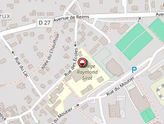 Carte de Collège Raymond Sirot à Gueux