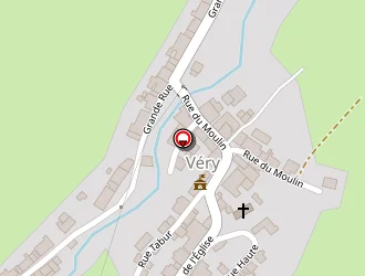 Carte de Aubert à Véry