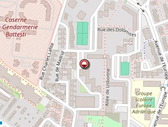 Carte de Ecoles Maternelles à Reims