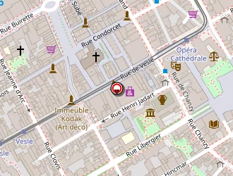 Carte de Perrot Romain à Reims