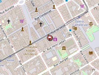 Carte de Eurodif à Reims