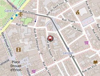 Carte de Place Marie-line à Reims