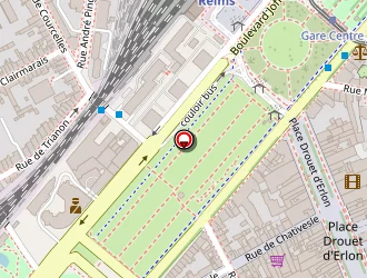 Carte de Verquin Reims Centre à Reims