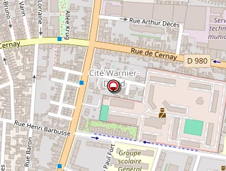 Carte de Plazza Coiffure à Reims