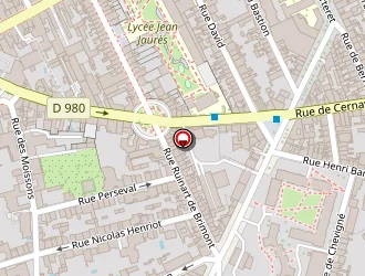 Carte de Cunin Et Associés à Reims