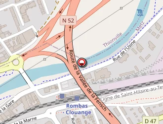 Carte de Direct Emplois à Rombas