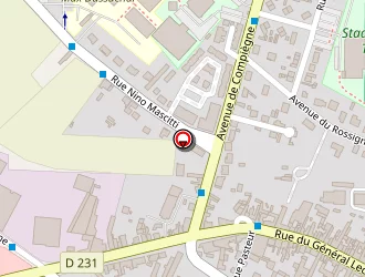 Carte de Aux Menus Plaisirs à Villers-cotterêts