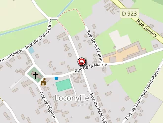 Carte de Ecole à Loconville