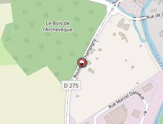 Carte de Hôtel Kyriad à Tinqueux