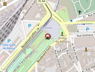 Carte de Le Pavillon Cg à Reims