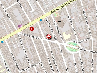 Carte de Jet Kebab à Reims