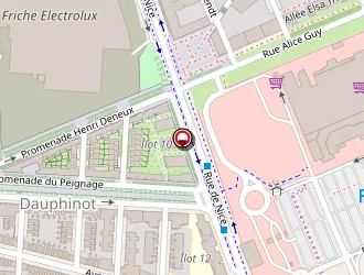 Carte de Les Parentèles à Reims