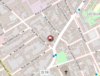 Carte de Bnp Paribas à Reims