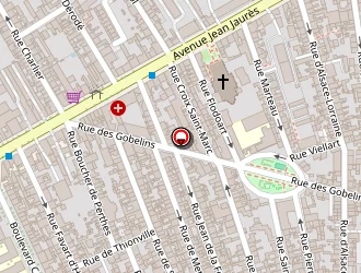 Carte de Atelier De Tapisserie à Reims