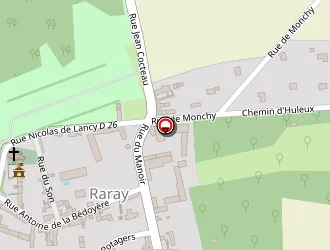 Carte de Evrard Christèlle à Raray