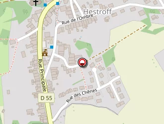 Carte de Schad Brice à Hestroff