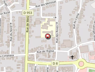 Carte de Thomastone à Mondelange