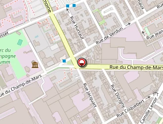 Carte de Reims Services à Reims