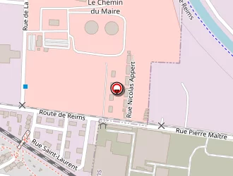 Carte de Blandin à Reims