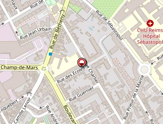 Carte de Salon Jamin à Reims