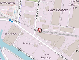 Carte de Unibeton à Reims