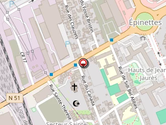 Carte de Somatem à Reims