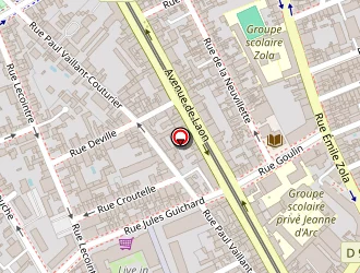 Carte de Auto Ecole Jehan à Reims