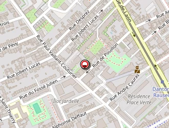 Carte de Quartier Bernard à Reims